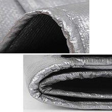 ZHANGYUQI Teloni Impermeabili con Occhielli in Metallo, Coperture per Esterni Impermeabili per Magazzini Telone Impermeabile, Telo Multiuso Rinforzato(Color:Argento,Size:5X8m)