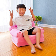 MeiMei Piccolo sofà Pieghevole Sveglio del Fumetto di Seat del Bambino Sveglio Amovibile del Bambino smontabile e di Seat Sgabello del Bambino (Color : Pink)