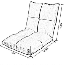 GST Sedie Sgabelli da Bar Piano Pieghevole con Schienale Regolabile Cuscino di Seduta Spesso Divano Lazy Lounge (Colore: Viola)