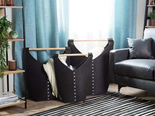 Beliani Cesto Grigio Scuro Set di 3 KESTEL