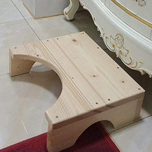 Sgabello WC Addensato Solido Piede in Legno del Rilievo del Pedale Passo Sgabello Passo Passo Pedale di Lavaggio Vestiti igienici Sgabello Bagno Sgabello Bagno privato Servizi igienici Sgabello