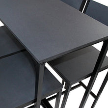 yelloo Set Tavolo E 4 SGABELLI Soggiorno arredo casa Design Bar Set H.96cm LIGNANO