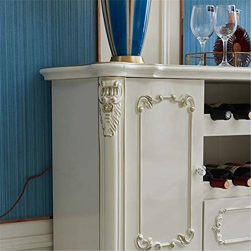 XuZeLii Credenza Armadio da tè in Legno Luxury Semplice Casa Soggiorno Adatto per Ingresso Bagno (Colore : Natural Color, Size : 138.4x39x76.6cm)
