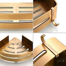 MDSQ Supporto angolare per bagno, supporto per doccia angolare, supporto angolare per doccia, supporto angolare resistente in acciaio inossidabile, non è necessario forare per l'installazione, può ess
