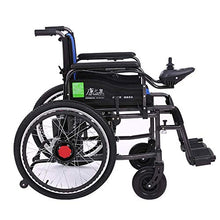 Accessori per la casa Carrozzina elettrica pieghevole a doppia funzione leggera per anziani disabili (batteria agli ioni di litio da 20 A) Azionamento con alimentazione elettrica o utilizzo come se