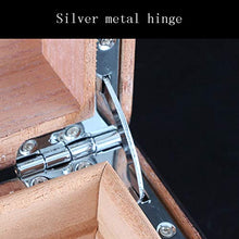 Cigar Humidor, Portatile Cigar Humidor di Legno Solido Legno di Cedro Portasigari può Contenere Circa 50 (340 * 270 * 110Mm)