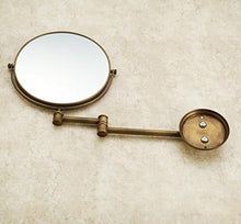 Zhna 3X / 1x Specchi ingrandibili ingrandibili, Specchio da Bagno a Parete da 20 Pollici con Girevole a 360 Gradi e Fori forati Specchio da Trucco per Trucco