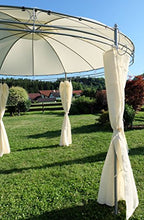 SAS Elegante Gazebo 3,5 Metri di Diametro con 6 Tende Modello 7073-A AS-S