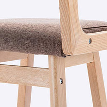 XuQinQin Sgabello da Bar in Legno massello di faggio Rosso con Schienale Imbottito Home Cucina da Cucina Sgabelli con poggiapiedi Pub sgabelli da Bar (Size : 65)