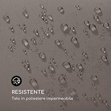 blumfeldt Flex-Shade - Parasole, Materiale: Poliestere, Fattore di Protezione UV: 50, Gamba di Appoggio in Alluminio, Idrorepellente, Superficie: 150x210 cm, Grigio Scuro