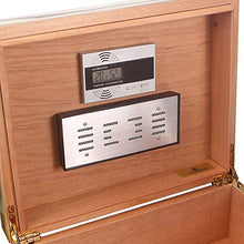 WangQ Scatola di sigari, Scatola di sigari in Legno di Cedro Set di sigari in Legno SIDA Wood Cigar humidor 40 Pack humidor (Color : A)