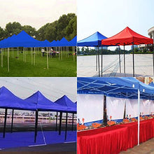 Keyohome Copertura Gazebo 3x3m Impermeabile Anti-UV in Tessuto Oxford Telo di Ricambio per Gazebo per Giardino Esterno (Blu)