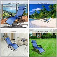 PAKUES-QO Reclinabile Pieghevole Zero Sedie, Lettino Prendisole Reclinabile Spiaggia Patio Giardino Campeggio Esterno Set 2 Pezzi (177 * 67 * 110 CM)