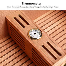 Humidor Humidor Humidor Scatola per Sigari Creativa con Quattro Aree di Stoccaggio di Grande capacità E Facile da Trasportare in Legno di Cedro Delicato E Lussuoso