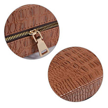 Cigar Box di stoccaggio Cuoio Cigar Humidor di Legno Legno di Cedro 6 Stick Marrone Nero Perfetto da Usare in Ufficio e Camera da Letto (Color : Brown, Size : 18.6x10x8cm)
