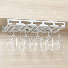 sotto L'armadio Vino Cremagliera di Vetro Metallo Appeso Portabicchieri da Vino Bar Cucina caffè Cantina Casa Cremagliera del Vino Facile Installazione Cremagliera del Bicchiere di Vino