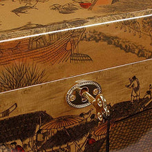 Cigar Box, Cigar Box Idratante Cigar Box Cigar Box Legno di Cedro Cigar Box Piano Vernice Grande capacità può Contenere 100 Alta qualità (Size : 34.5x24x15.5cm)