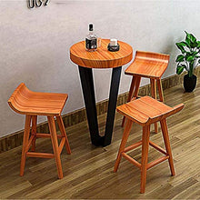 BDLYZ Yxsd Bar Stool American Country Legno Retro Alta casa Accogliente Ristorante Natural Cafe Elegante Minimalista personalità Creativa Colazione Pianale da Cucina Sedie Sgabelli Coffee Design