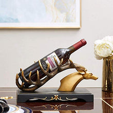 LHQ-HQ Bottiglia di Vino Wine Rack Rack Retro Wine Rack casa Resina Wine Rack Decorazione Creativa di Bottiglia di Vino Rack Regalo della Decorazione