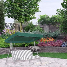 heresell Dondolo di ricambio per dondolo da giardino a 3 posti, impermeabile, copertura per panca a dondolo a 3 posti, giardino, per esterni, patio Yard Seat, 249 x 185 x 18 cm