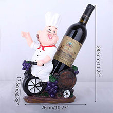 BENGKUI Scultura,Uomini Antichi in Bicicletta Cesto D'uva Portabottiglie Portabottiglie da Uomo Decorazione Domestica Figurine in Resina Decorazione per Mensola Regalo di Compleanno, Nero