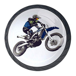 Wetia Motociclista per la Cucina di casa Armadio Armadio Armadio Nero 3,5 x 2,8 cm