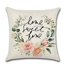 GSYYSZD Fodera per Cuscino, 4 Pezzi di Federa Decorativa Colorata Vivente 45 cm x 45 cm in Cotone e Lino Resistente,01