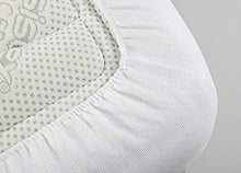 Copri Materasso Protezione Letto Puro Cotone Spugna Jacquard Maxi Angoli Matrimoniale Bianco