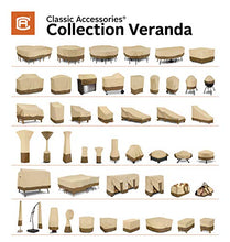 Classic Accessories Sacchetto di conservazione per Copertura/Cuscino da Giardino, Standard, Veranda, Pebble/Bark/Earth, 116 cm L x 35 cm P x 51 cm A