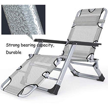 Sedia a Sdraio Pieghevole per Patio Zero Gravity, Sedia Portatile Sedia Regolabile per Lettino Prendisole Reliner per Terrazza Sul Cortile a Bordo Piscina con Cuscino E Imbottitura Oversize