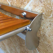 Sgabello in Legno di Superficie in Acciaio Inossidabile Che Piega Parete Sgabello Sedia Parete Parete Sgabello Muro Sedia Bagno