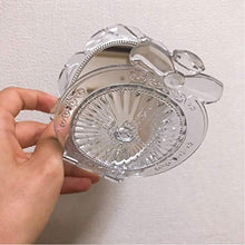 dhcsf Specchio Professionale per Il Trucco Pieghevole Pieghevole Specchio per Il Trucco Portatile Portatile Puntello Trucco Specchio Bagno Bagno Viaggio Viaggio Trasparente