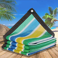 FCXBQ Tenda da Sole Tenda da Sole a Vela Tessuto Anti-UV Protezione Solare Rete Isolante per balconi Balcone Patio Tendalino a Strisce Colorate a 8 Pin (Colore: A, Dimensioni: 2 & Volte; 8m)