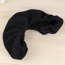 IMIKEYA Fodere per braccioli per Sedia da Ufficio Fodere per braccioli Fodere per Proteggi braccioli per Sedia da Computer addensate Maniche per braccioli per Sedia con Fascia Elastica(Nero)