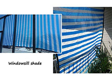 Rete ombreggiante Rete di Tessuto UV Block in Tessuto Reticolato UV per Rete da Giardino Copertura per Tetto Camion, Tasso di Ombreggiatura del 90%, Banda Blu E Bianca (Dimensioni : 6x6M)