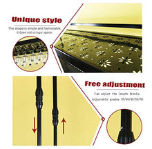 Portabottiglie Da Soffitto Supporto Per Bicchiere Da Vino Appeso Cremagliera Del Bicchiere Di Vino Portabottiglie Da Parete  Altezza Regolabile Supporto Per Calici Appesi Per Cucina Da Bar Nero/Bronzo