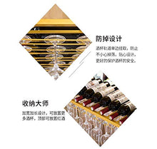 GAXQFEI Cucina Vino Stoccaio Di Stoccaio Del Vino Portatore Del Vino, Porta Calsa, Porta Calcina, Portatore Di Vincano Di Vino Del Metallo Appenale, Bar Doppio Let Glass Inveio Invertto Invertto, A