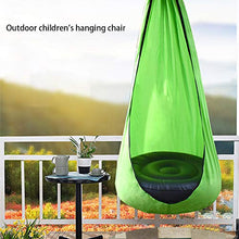 CHENPENG Sedile Sospesa per Bambini, Amaca per Bambini per Interni ed Esterni, per Cameretta e All'aperto,Dark Green