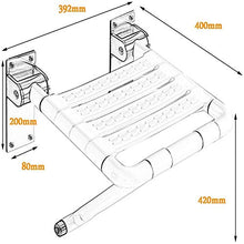Sgabello da bagno Pieghevole Doccia / bagno Sgabelli 304 in acciaio inox a parete Montaggio su base Disabilità aiuti pieghevole for anziani / disabili / donne incinte Anti-Slip doccia Sedile Sgabello
