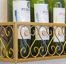 Wine Rack, Wine Rack 6-Bottle fissato al muro Wine Rack Soggiorno Cucina bagagli Rack Cup Holder Rack WTZ012
