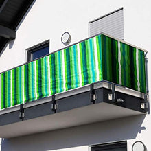 YUNSHAO Recinzione Copertura per Balcone Protezione della Privacy Schermo in Polyster Senza Viti Permeabile per Estate ed Inverno Opaco,90 x 500cm