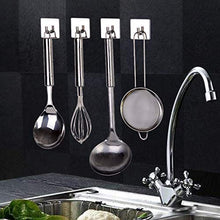 oFami Ganci Portasciugamani,Gancio Adesivo,Cappotto Gancio Del Tovagliolo Acciaio Inox Bagno Cucina 3m Autoadesivo
