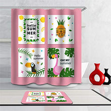 LIYAN Combinazione Bagno. Immagini Chiare E Colori Vivaci Rendono Il Tuo Bagno Pieno di Vita. Accessori da Bagno. Fenicottero. Tucano. Ananas.