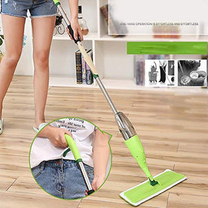 WAMSY Mop Mop per Uso Domestico Mop Rotante A 360 Gradi Mop per La Pulizia Piana Mop per Pavimenti Attrezzo Manuale per La Pulizia dello Spruzzo d'Acqua