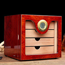 Umidificatore per Sigari A Quattro Strati Armadio per Sigari Scatola per Sigari in Legno di Cedro Set per Fumatori di Sigari Classico Piccolo A Quattro Strati Facile da Ordinare E Posizionare può