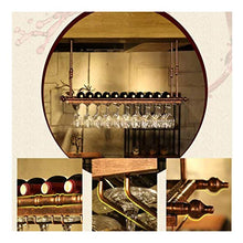 Chunjiao Supporto per Vino da ripiano, portametro in Vetro, Porta in Vetro Champagne, portacelleria, portabicchieri, Porta in Vetro a Testa in Giù Portabottiglie da Vino/portabicchieri/ripiano