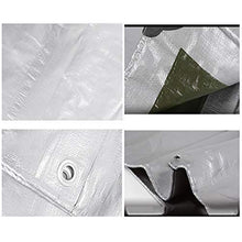 GFSD Telone Impermeabile for Esterno Argento Impermeabile Isolamento Panno di Protezione Solare Addensare Riparo Esterno dalla Pioggia telone ombreggiante (Color : Silver, Size : 2.8x4.8m)