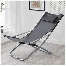 Summer Portable Recliner Lounge Chair Sedia Pieghevole Sedia da Ufficio Lounge Chair Three Gears Regolabile per Il Campeggio Beach Festival Garden Winter, C.