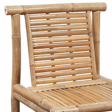 vidaXL 2X Legno di bambù Sgabelli da Bar Sedie Seggiole Sedili Arredo Esterni