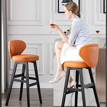 LIZCG Sgabello da Bar in Pelle PU con Base in Metallo in Acciaio Inossidabile Dorato, Altezza: 65 cm, 75 cm
